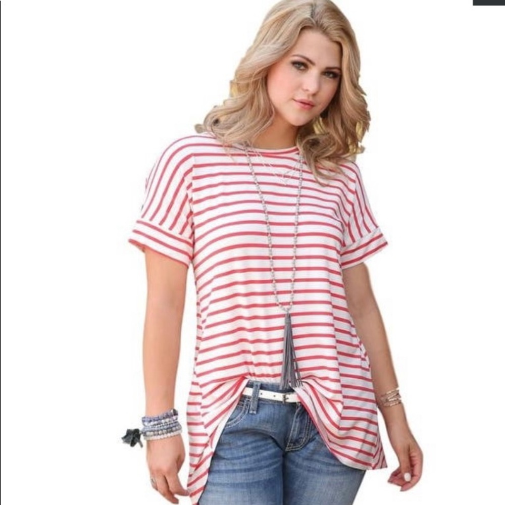 Cruel Girl striped top